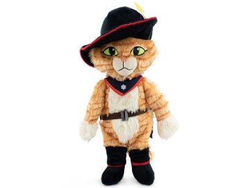 Peluche Disney Chat Pott� 33 cm - Peluche licence collection Shrek