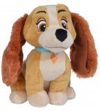 PELUCHE DISNEY : CHIEN MISS LADY 37 CM - BELLE ET LE CLOCHARD - NICOTOY