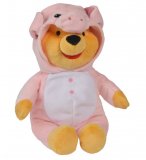PELUCHE DISNEY WINNIE THE POOH DEGUISEMENT COCHON 32 CM - NICOTOY - PELUCHE LICENCE