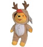 PELUCHE DISNEY WINNIE THE POOH DEGUISEMENT RENNE 38 CM - NICOTOY - PELUCHE LICENCE