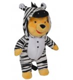 PELUCHE DISNEY WINNIE THE POOH DEGUISEMENT ZEBRE 32 CM - NICOTOY - PELUCHE LICENCE