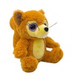 PELUCHE ECUREUIL AVEC GROS YEUX 15 CM - WILD PLANET - K7870