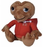 PELUCHE EXTRATERRESTRE E.T 27 CM - AVEC VESTE ROUGE - PELUCHE LICENCE - NICOTOY