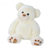 PELUCHE GEANTE OURS BLANC 1 METRE - TEDDY - 5812732