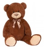 PELUCHE GEANTE OURS BRUN 1 METRE 05 - SAM - GRANDE PELUCHE 105 CM