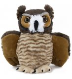 PELUCHE GRAND DUC D'AMERIQUE 37 CM - CUDDLEKINS - WILD REPUBLIC - 12310