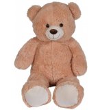 PELUCHE GRAND OURS BEIGE 1M10 - SAM - NICOTOY