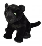 PELUCHE JAGUAR NOIR 30 CM - CUDDLEKINS - WILD REPUBLIC - 19414