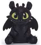 PELUCHE KROKMOU DRAGON NOIR 23 CM - PELUCHE LICENCE DRAGONS