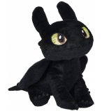 PELUCHE KROKMOU DRAGON NOIR 32 CM - PELUCHE LICENCE DRAGONS