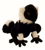 PELUCHE LEMURIEN NOIR 22 CM - WILD PLANET - K7968