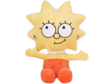 Peluche Les Simpsons : Lisa 27 cm - Doudou licence Simpson