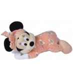 PELUCHE MINNIE PHOSPHORESCENTE ORANGE 33 CM DISNEY - BRILLE DANS LA NUIT - NICOTOY