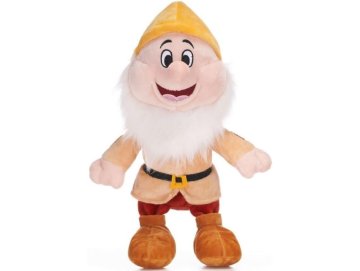 Peluche Nain Atchoum 38 cm - Collection Banche et les 7 Nains - Peluche licence Disney