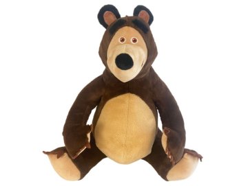 Peluche ours Michka 56 cm - Collection Masha et Michka - Doudou enfant