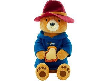 Peluche Ours Paddington 37 cm avec morceau de pain - Doudou licence