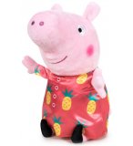 PELUCHE PEPPA PIG TENUE ESTIVALE 31 CM - PELUCHE LICENCE PEPPA LE COCHON