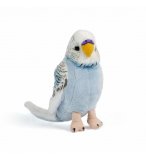 PELUCHE PERRUCHE BLEUE 20 CM - LIVING NATURE AN380B