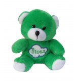 PELUCHE PETIT OURS VERT 14CM - ATOSA