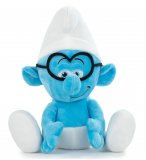 PELUCHE SCHTROUMPF A LUNETTES 33 CM - DOUDOU LICENCE : COLLECTION SCHTROUMPF