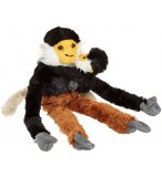 PELUCHE SINGE ET BEBE DOUC LANGUR 48 CM - WILD REPUBLIC - 15263