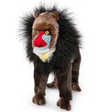 PELUCHE SINGE MANDRILL 31 CM - LIVING NATURE - AN723