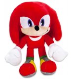 PELUCHE SONIC KNUCKLES HERISSON ROUGE 29 CM - AMIS DE SONIC - PELUCHE LICENCE