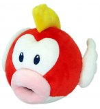 PELUCHE SUPER MARIO KART - TTE CHEEP CHEEP 23 CM - POISSON ROUGE - NINTENDO - PELUCHE LICENCE