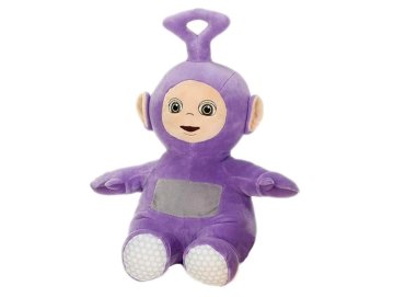 Peluche Teletubbies violet - Tinky Winky 35 cm - Doudou Licence