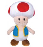 PELUCHE TOAD 27 CM - PELUCHE LICENCE OFFICIELLE NINTENDO SUPER MARIO