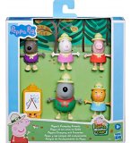 PEPPA LE COCHON FAIT DE LA PEINTURE EN FORET - 6 PIECES + 5 FIGURINES PEPPA PIG + 1 ACCESSOIRE - MINI UNIVERS