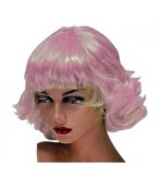 PERRUQUE NEON RETRO ROSE