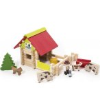 PETITE FERME AVEC ANIMAUX 70 PIECES - JEUJURA - 8051 - JEU DE CONSTRUCTION EN BOIS