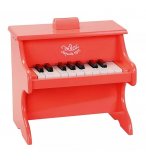 PIANO CRAZY ORANGE EN BOIS 18 TOUCHES + PARTITIONS - VILAC - 8364 - JOUET MUSICAL