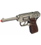 PISTOLET POLICE 8 COUPS EN METAL ET PLASTIQUE - GONHER - 124