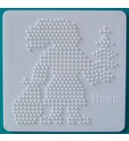 PLAQUE HAMA PERE NOEL POUR PERLES A REPASSER MIDI - LOISIRS CREATIFS - 284