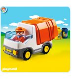 PLAYMOBIL 1.2.3 6774 CAMION POUBELLE