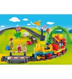 PLAYMOBIL 1.2.3 70179 TRAIN AVEC PASSAGERS ET CIRCUIT