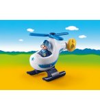 PLAYMOBIL 1.2.3 9383 HELICOPTERE DE POLICE
