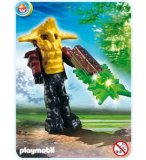 PLAYMOBIL CHASSEURS DE TRESORS 4848 GARDIEN DU TEMPLE AVEC ARME LUMINEUSE VERTE