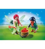 PLAYMOBIL FAIRIES 6842 DUO PACK FEE ET NAIN DE LA FORET