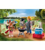 PLAYMOBIL FAMILY FUN 71427 BARBECUE AVEC PAPA ET ENFANT