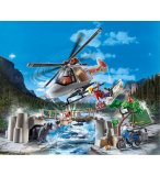 PLAYMOBIL RESCUE ACTION 70663 UNITES DE SECOURISTES AVEC HELICOPTERE