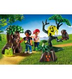 PLAYMOBIL SUMMER FUN 6891 ENFANTS AVEC VEGETATION ET LAMPE TORCHE