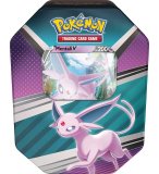 POKEBOX MENTALI V - CARTE A COLLECTIONNER POKEMON - BOITE METAL BLEUE ET VIOLETTE