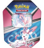 POKEBOX NYMPHALI V - CARTE A COLLECTIONNER POKEMON - BOITE METAL BLEUE ET FUSHIA