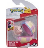 POKEMON CLIP 'N' GO : MELOFEE ET SA SOIN BALL - SOINBALL - FIGURINE - BANDAI - 38260