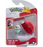 POKEMON CLIP 'N' GO : MOUSTILLON ET SA POKE BALL - POKEBALL - FIGURINE - BANDAI - 38261