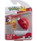 POKEMON CLIP 'N' GO : POUSSIFEU ET SA POKE BALL - POKEBALL - FIGURINE - BANDAI - 37715