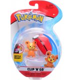 POKEMON CLIP 'N' GO : TEDDIURSA ET SA POKE BALL - POKEBALL - FIGURINE - TOMY - 37421